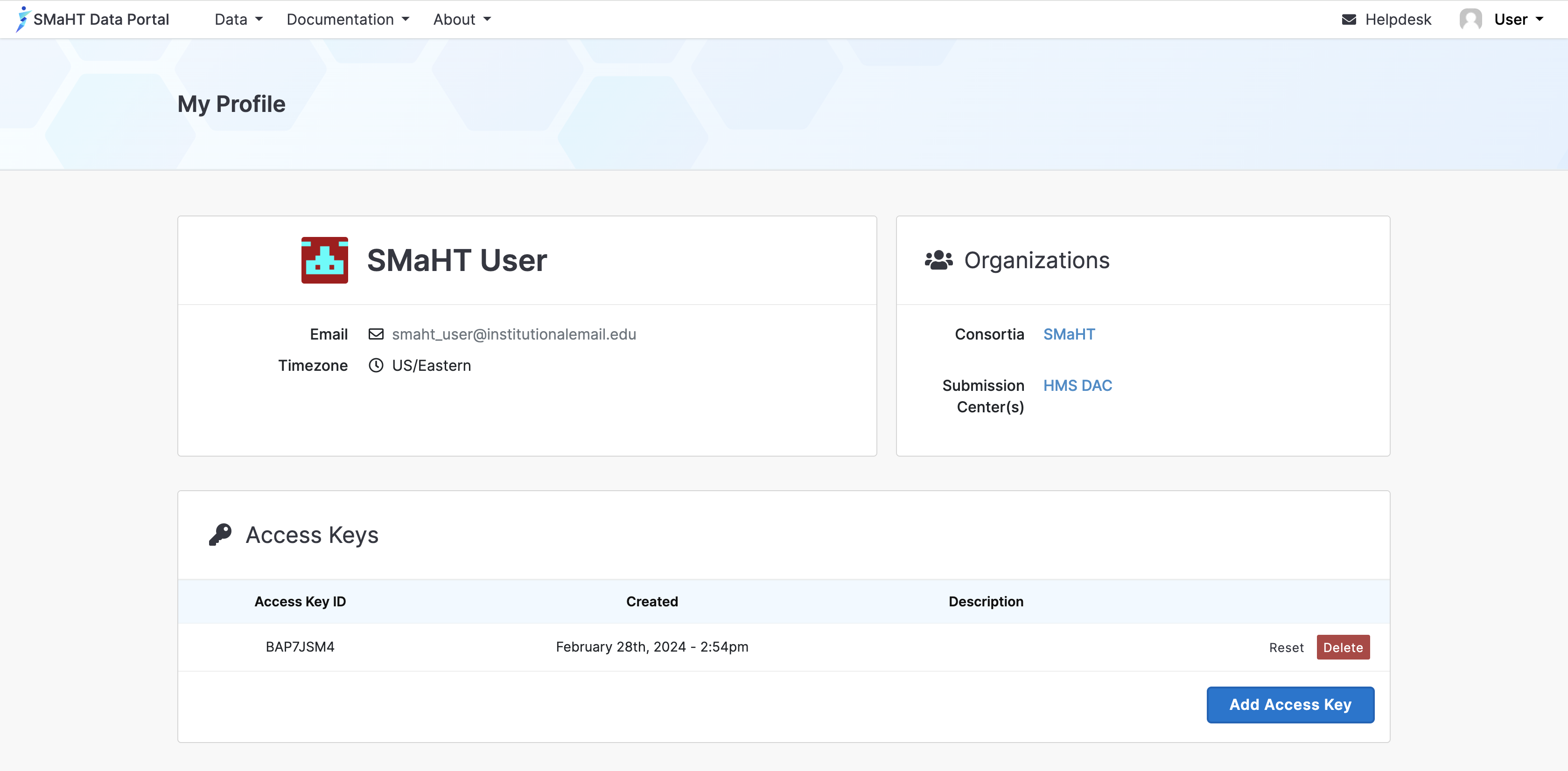 Portal Access Key Creation (After)